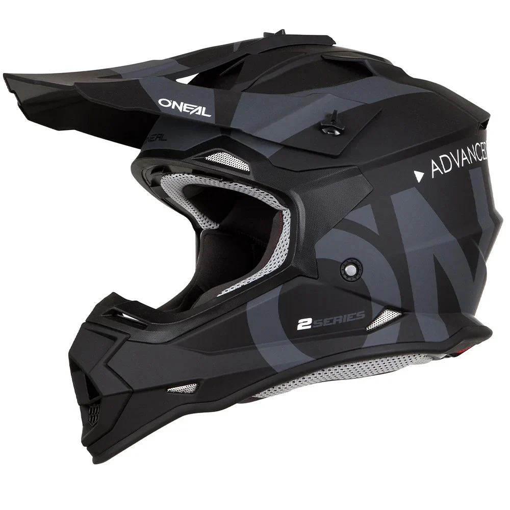 O'NEAL 2 SRS Slick Helmet - Black/Gray