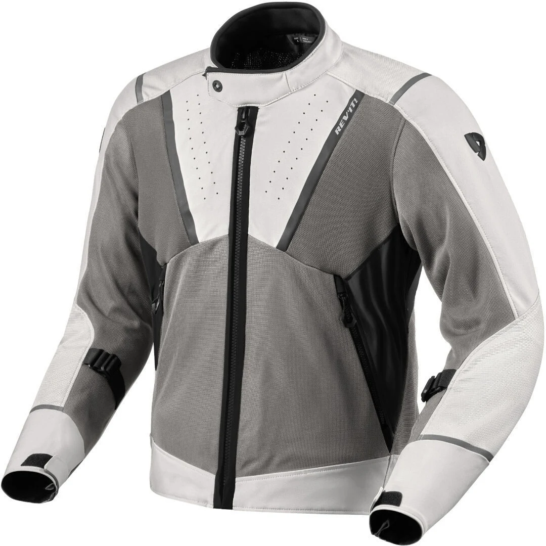 Revit Airwave 4 Motorcycle Textile Jacket  silver/anthracite