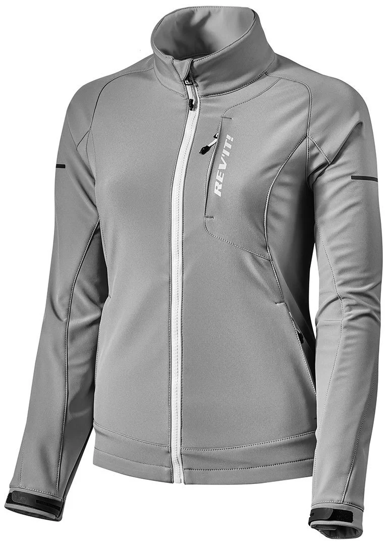 Revit Edison Lady Ladies Motorcycle Textile Jacket  light grey