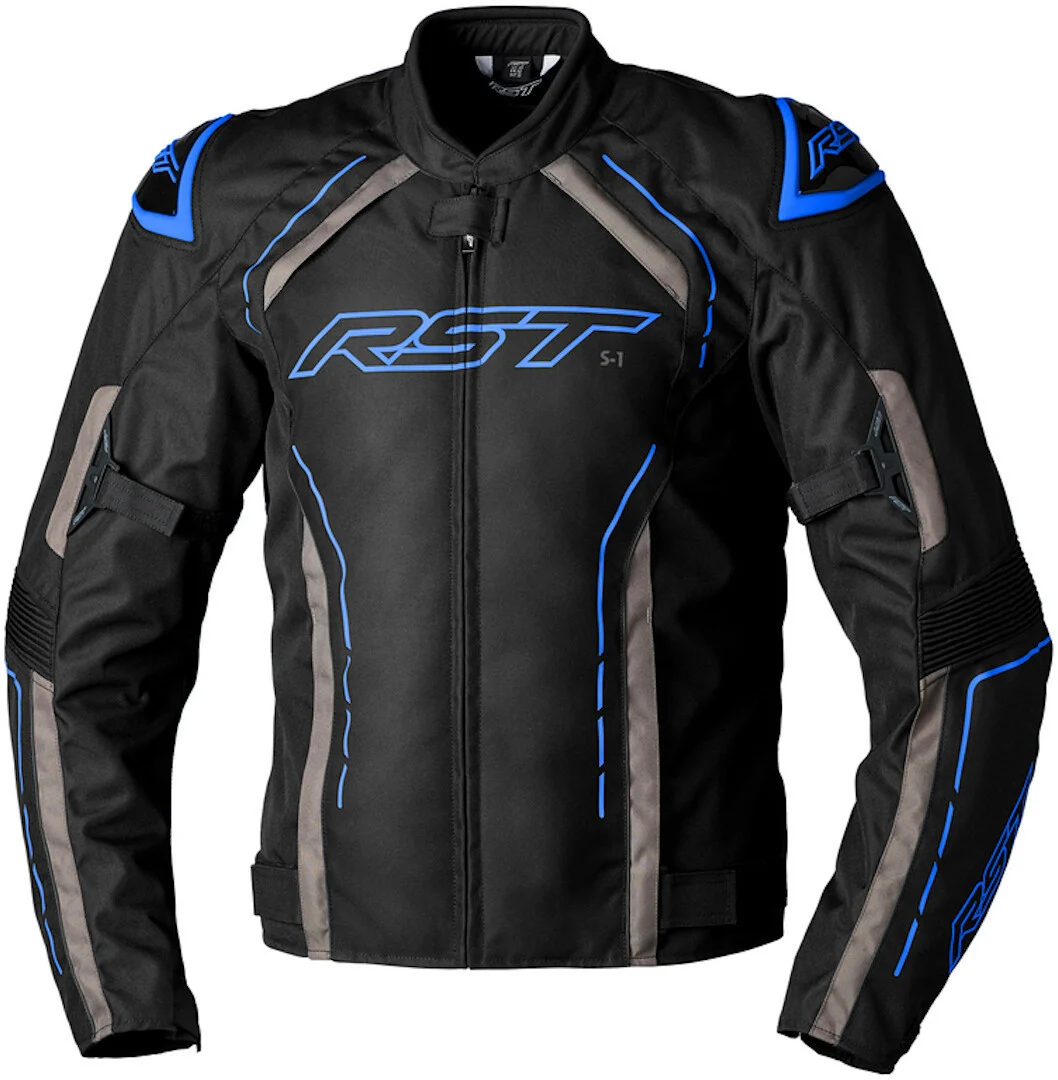 RST S-1 Motorcycle Textile Jacket  black/blue