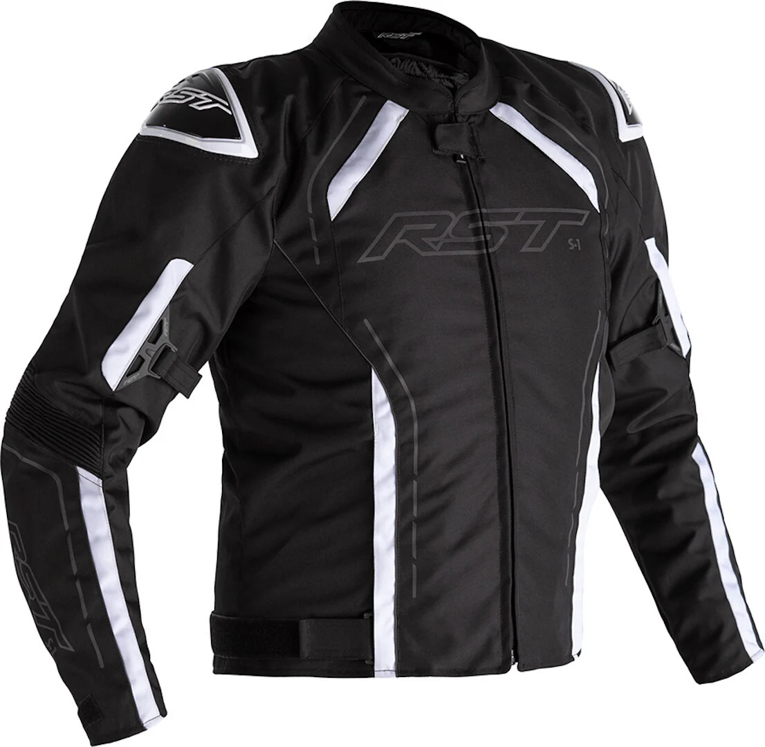 RST S-1 Motorcycle Textile Jacket  black/white