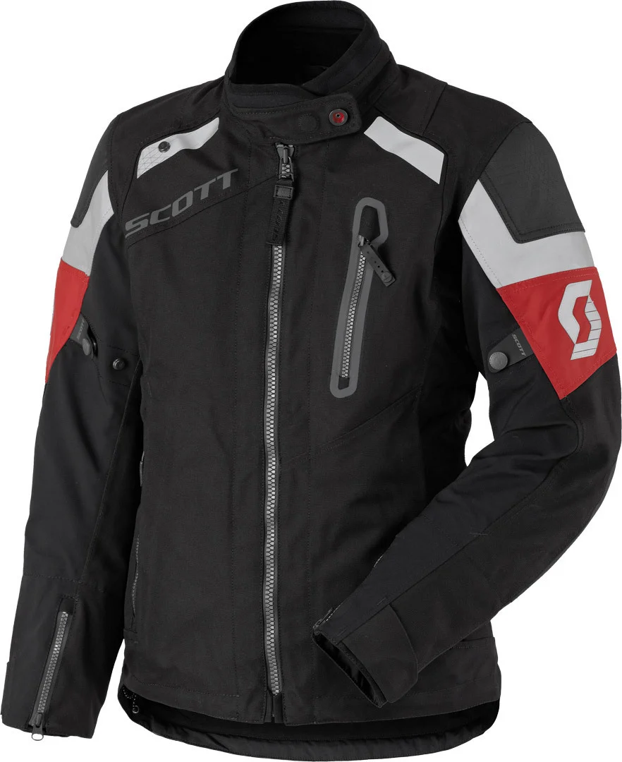 Scott Definit Pro DP Ladies Motorcycle Textile Jacket  black/red