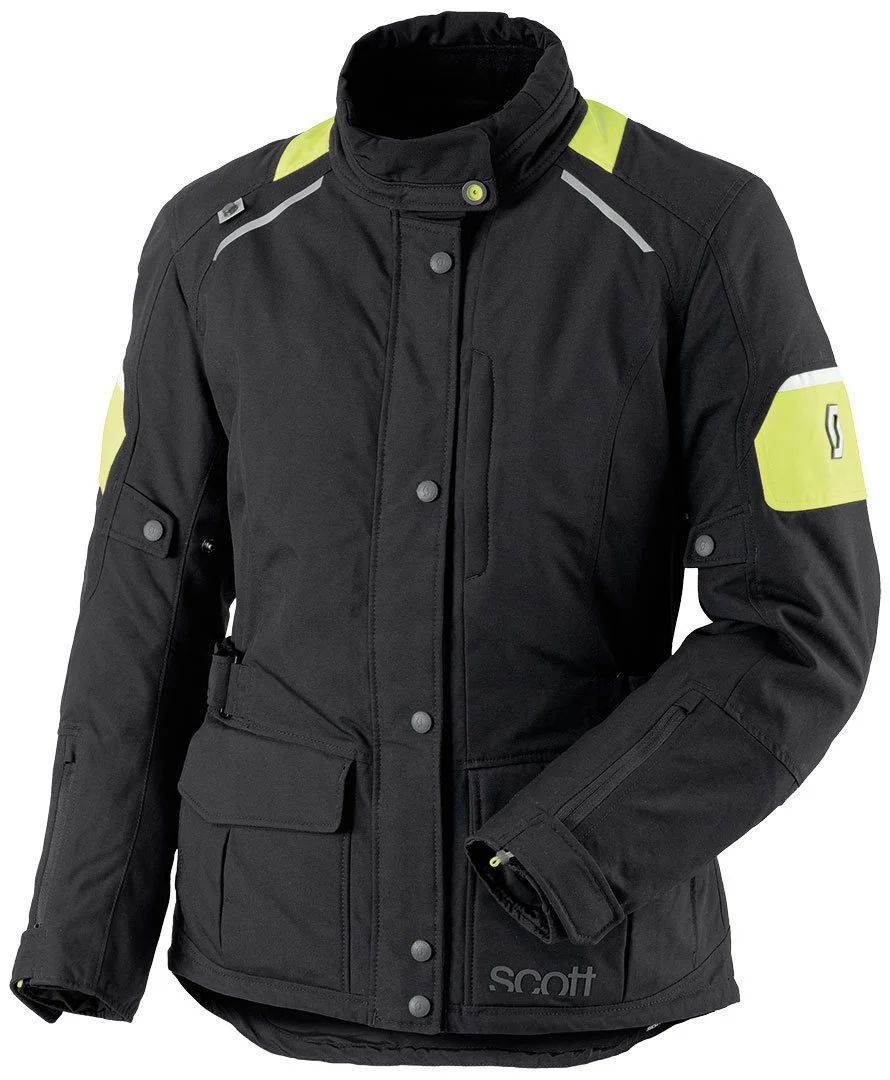 Scott Turn DP Ladies Motorcycle Textile Jacket  black/yellow