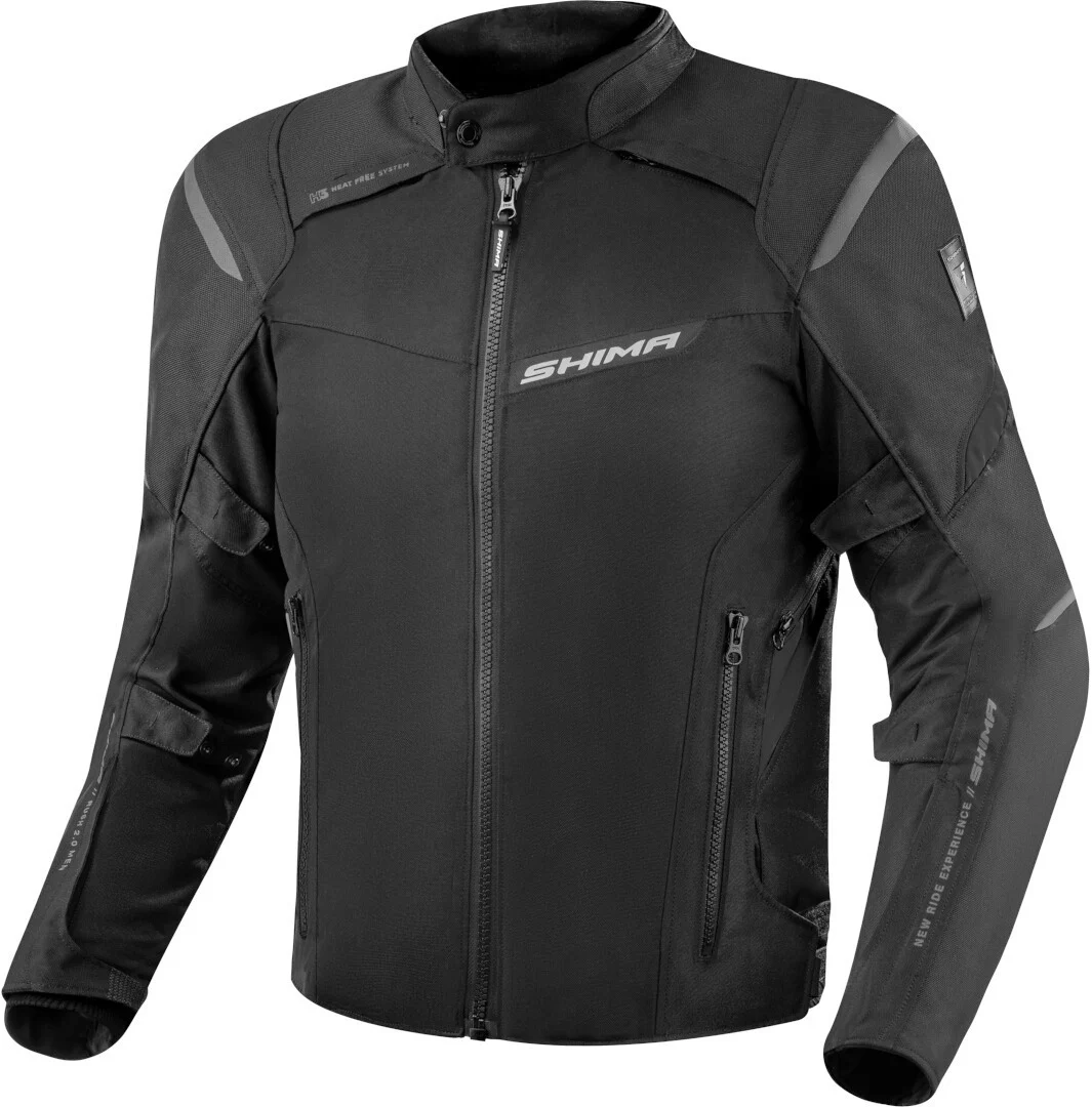 SHIMA Rush 2.0 waterproof Motorcycle Textile Jacket  black