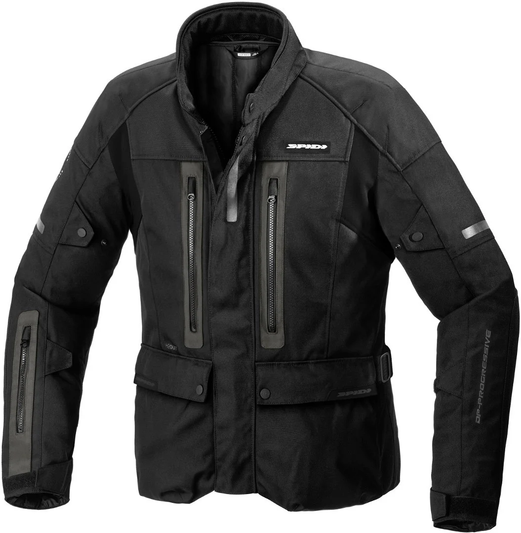Spidi Traveller 3 H2Out Motorcycle Textile Jacket  black/grey