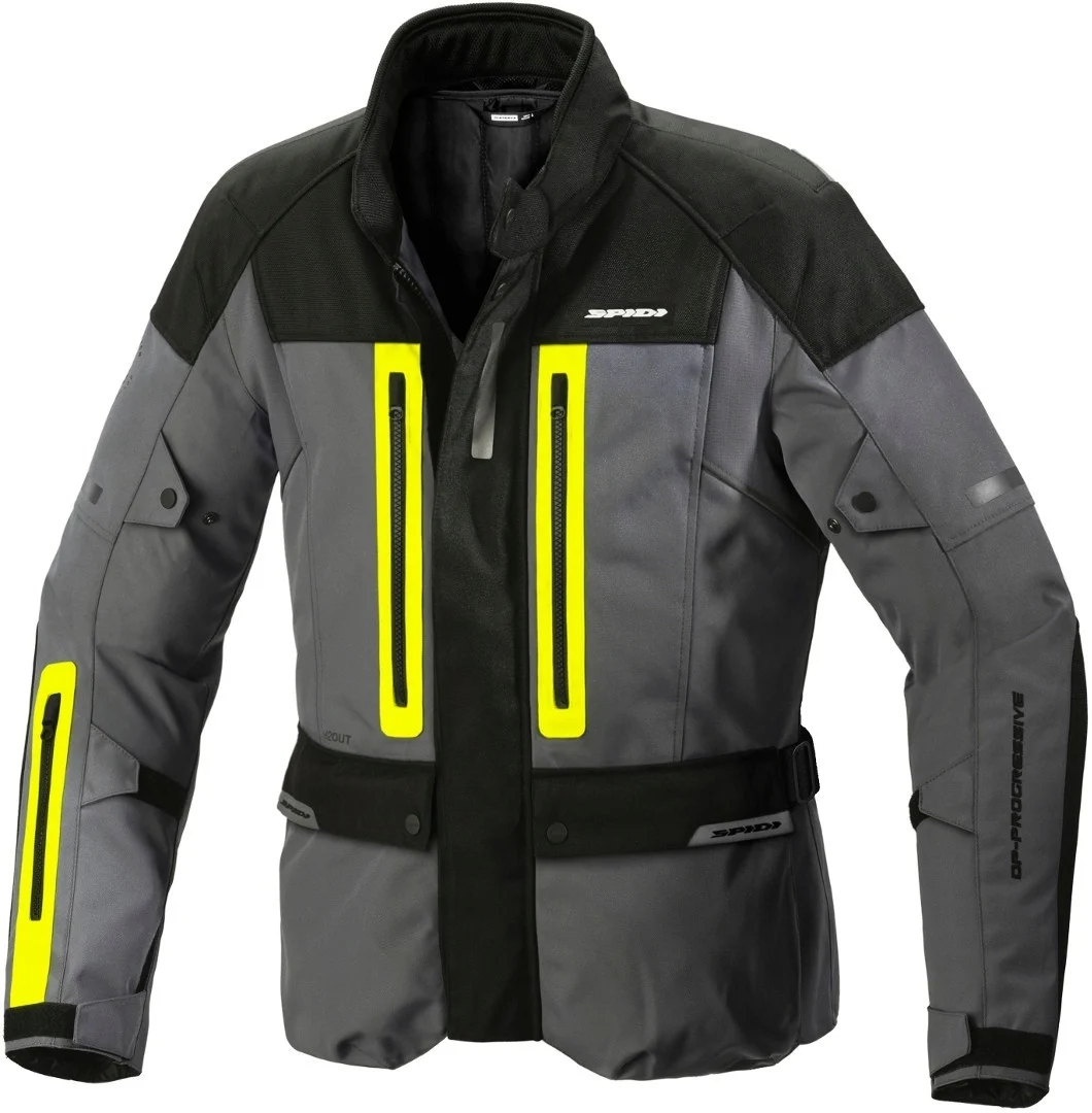 Spidi Traveller 3 H2Out Motorcycle Textile Jacket  black/yellow