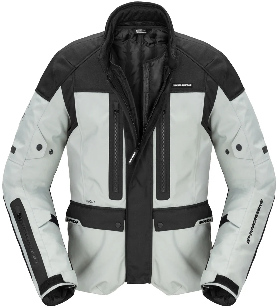 Spidi Traveller 3 H2Out Motorcycle Textile Jacket  grey/black