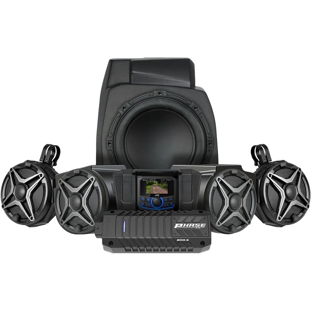 SSV WORKS 5 Speaker Kit w/ JVC Controller - Can-Am Maverick X3 '17-'25