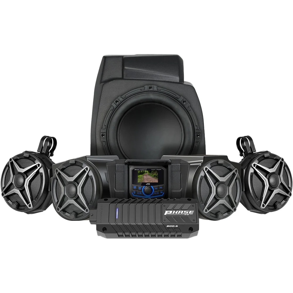 SSV WORKS 5 Speaker Kit w/ JVC Controller - RZR Pro/Turbo '22-'24