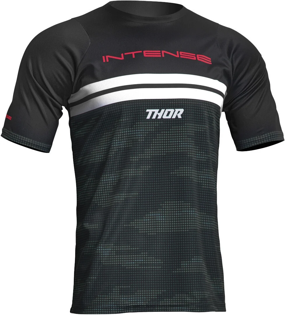 Thor Intense Assist Decoy Bicycle Jersey  black/white