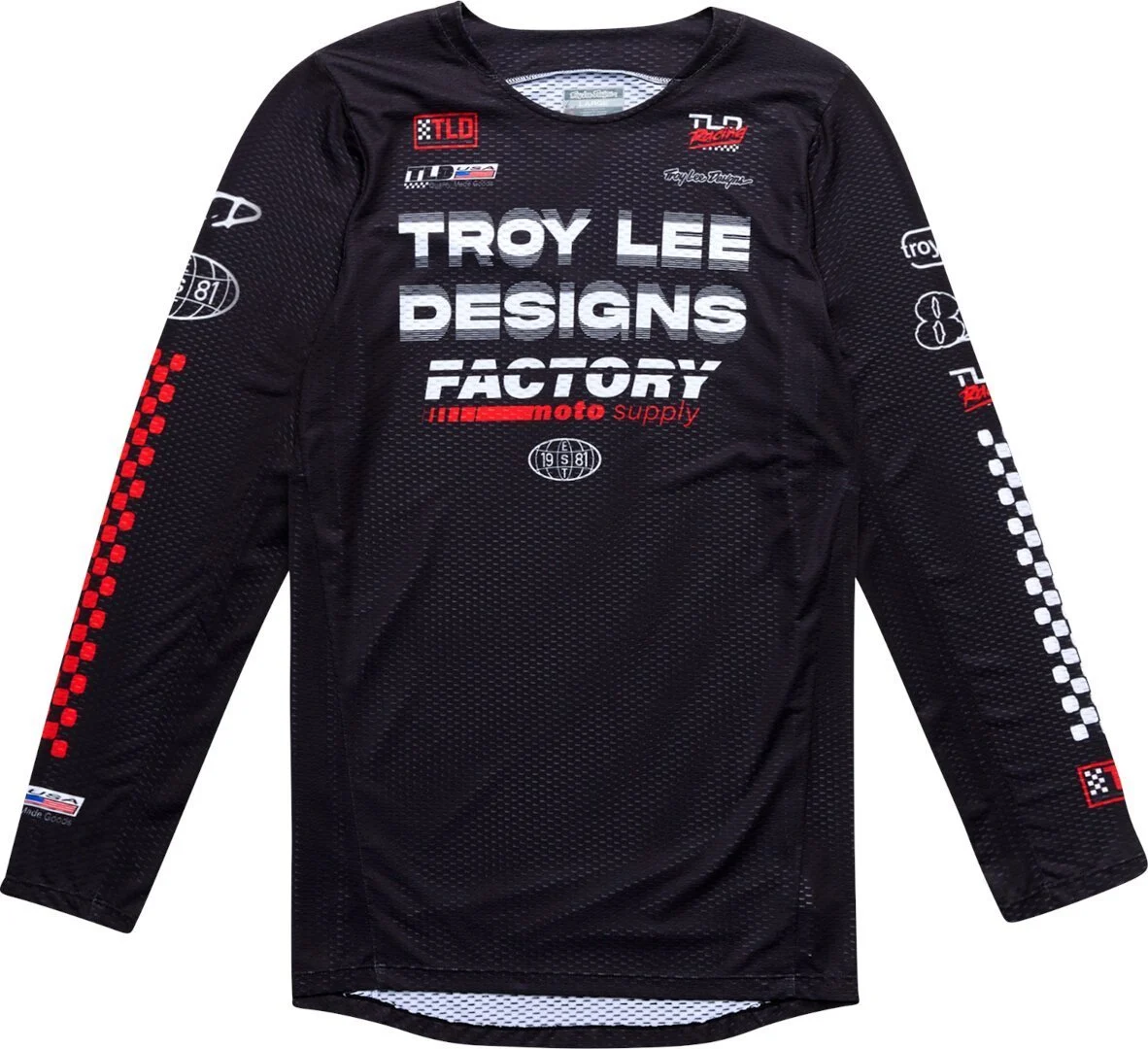 Troy Lee Designs GP Pro Air Factory Motocross Jersey  black/red/white