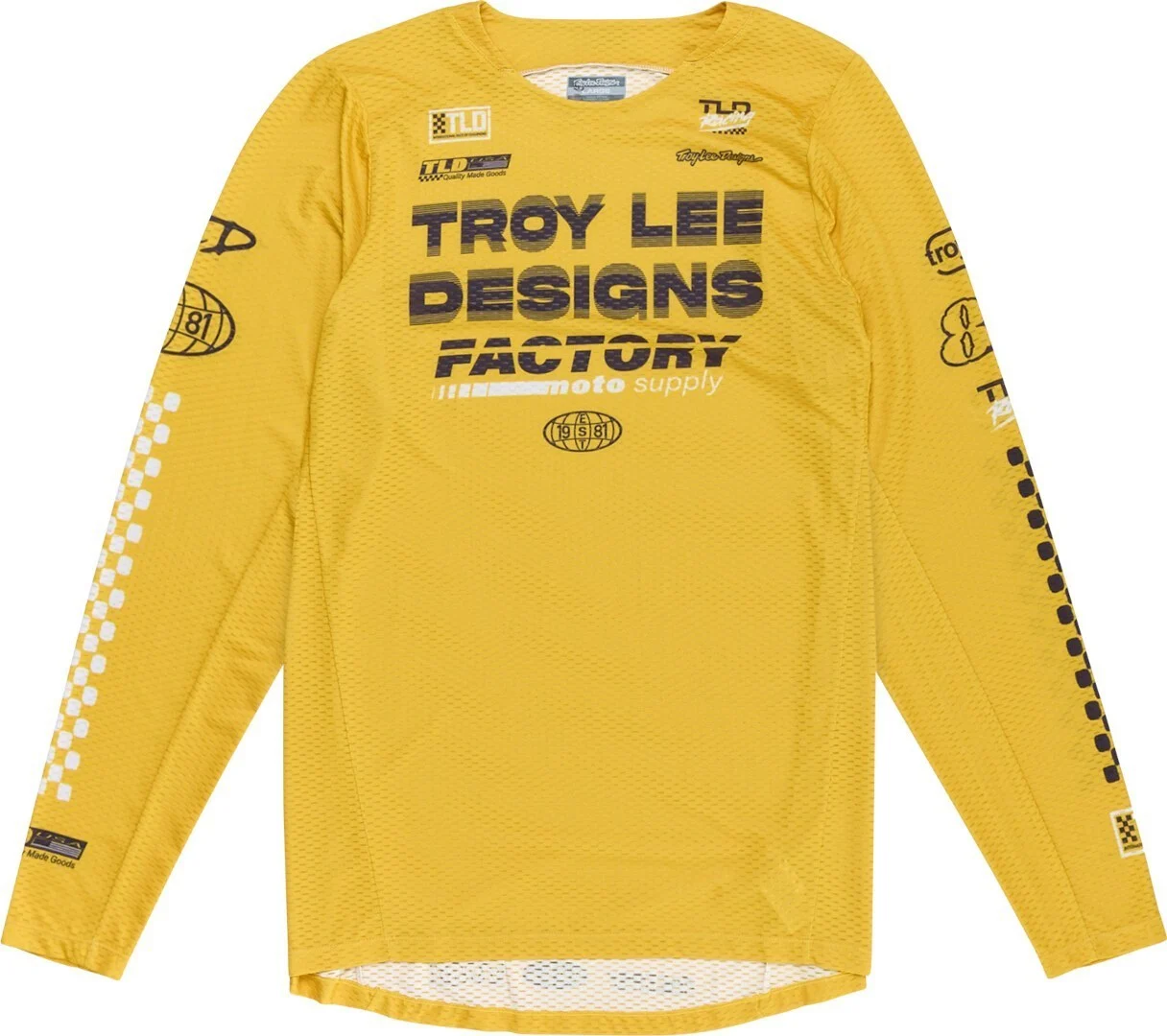 Troy Lee Designs GP Pro Air Factory Motocross Jersey  yellow/black/white