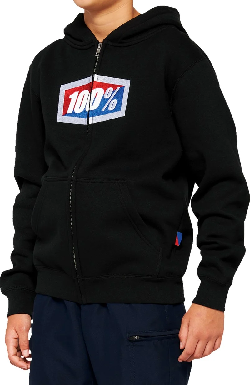 100% Youth Official Zip Hoodie