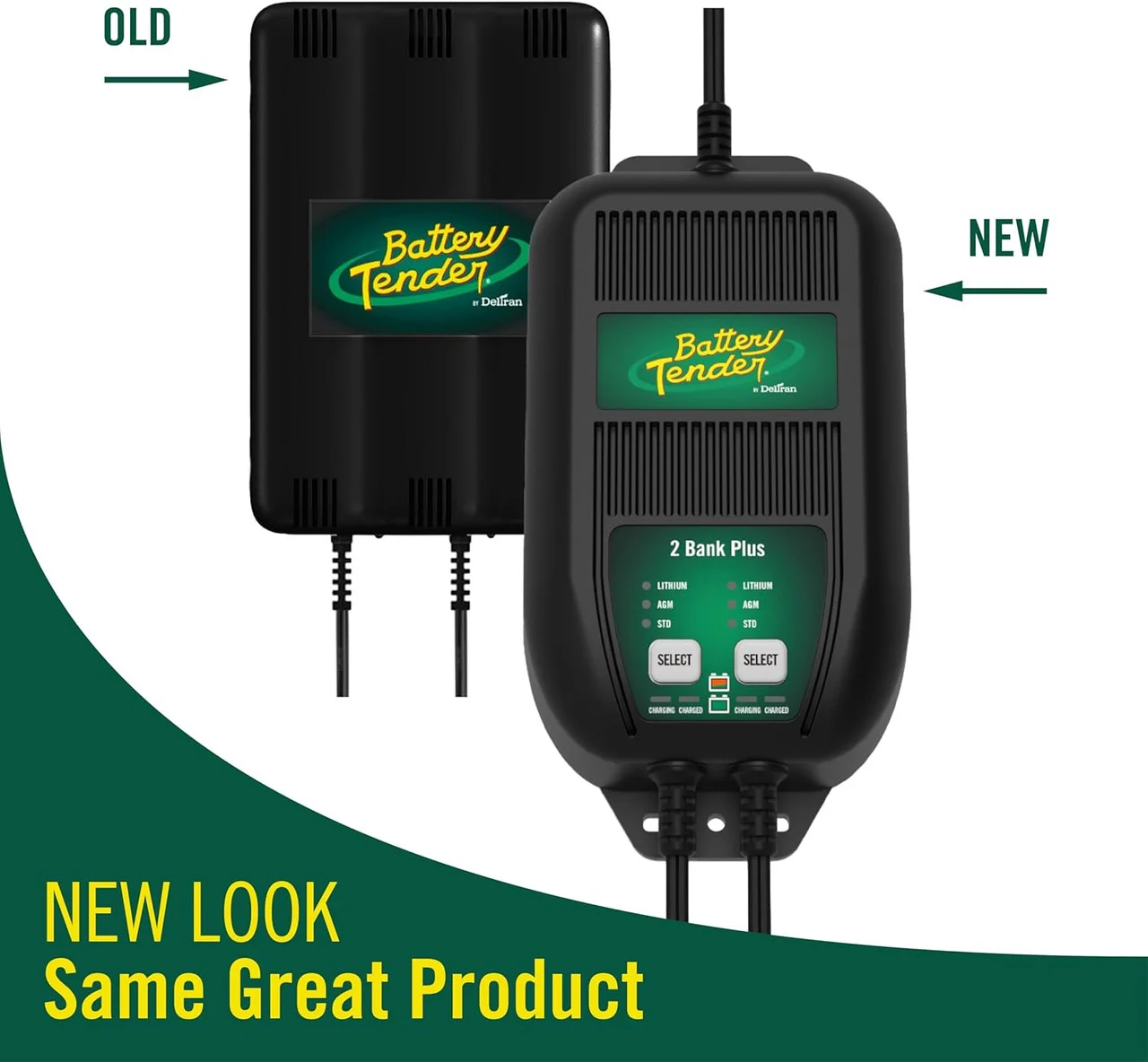 Battery Tender 2 Bank 12V 1.25A Battery Charger