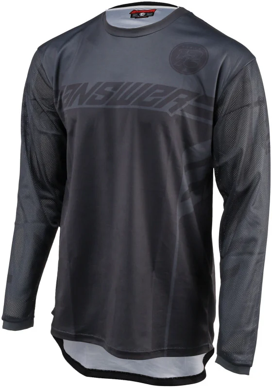 Answer Adult 25 Arkon Nitrus Jersey - Black & Grey