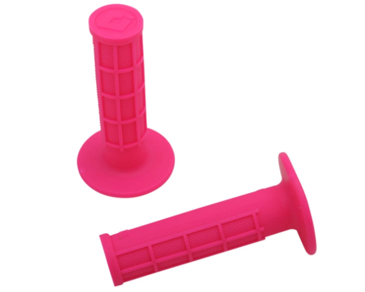 ODI Ruffian MX Half Waffle Single-Ply Motorcycle Grip PINK 7/8" H01RFP