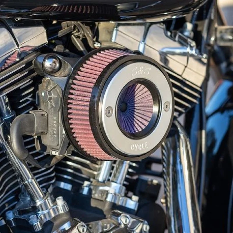 S&S Cycle 08-16 Touring/16-17 Softail Stealth Air Stinger Kit w/ S&S Ring - 170-0715A