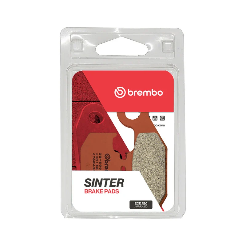 Brembo Sinter Brake Pad - Front - Fits: 06-06 Bombardier DS Left 250cc