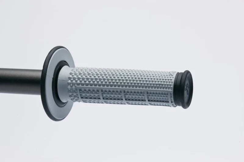 Renthal MX Dual Compound Grips Taper 1/2 Waffle - Grey/ Black - G154