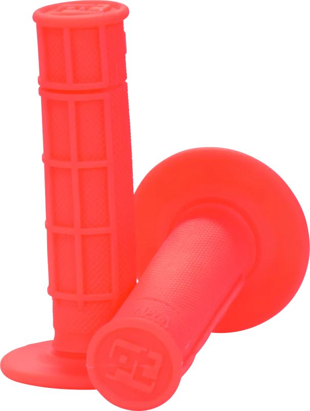 ProTaper 1/2 Waffle Grips - Neon Red - 024043