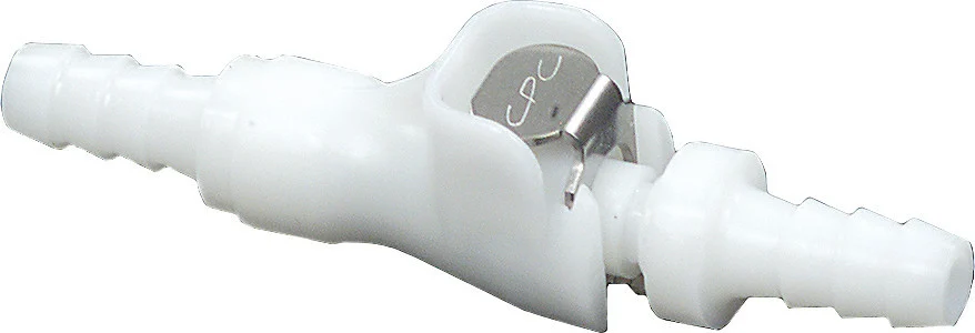 Motion Pro Thermoplastic In-Line Fuel Shut-Off Valve - 1/4-inch Separating Quick Connect