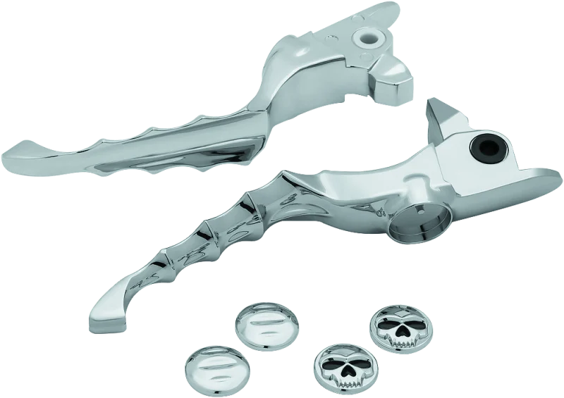 Kuryakyn Zombie Lever Set 17-20 Touring Chrome - 1984