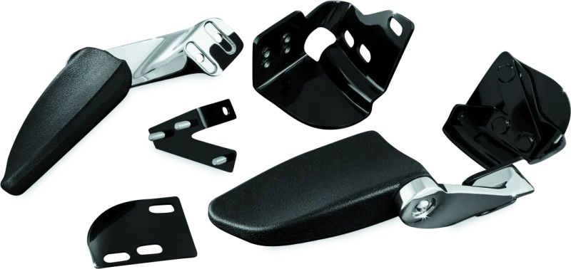 Kuryakyn Stealth Passenger Armrests 97-13 Touring Models Chrome - 8958