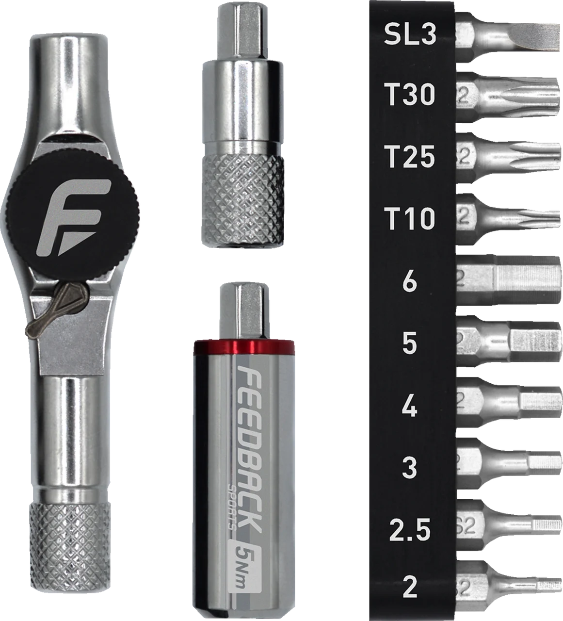 Feedback Sports Reflex Fixed Torque Ratchet Kit - Mini Ratchet - 5 Nm Torque