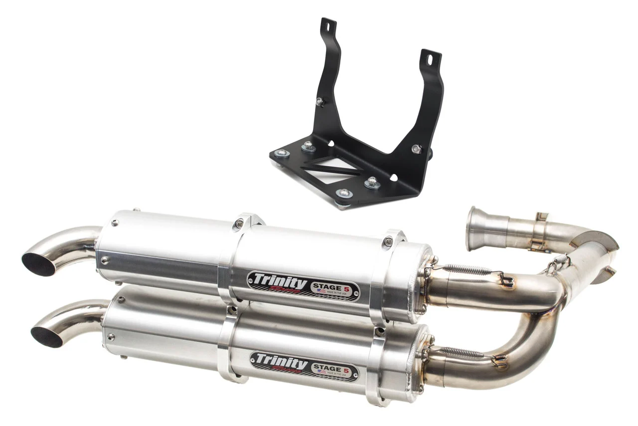 Trinity Stage 5 Dual Full Exhaust - Can-Am Maverick X3