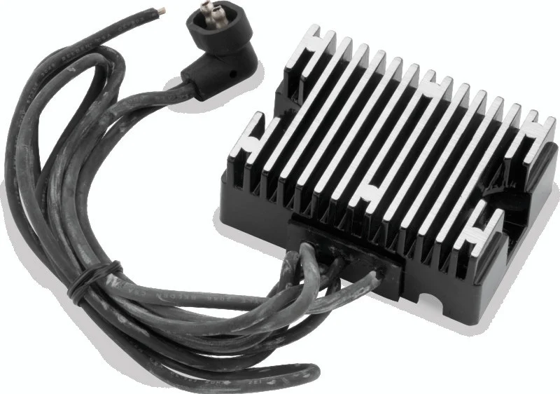 Twin Power 89-99 Big Twin Except Twin Cam Voltage Regulator Black Replaces H-D 74519-88 32 Amp - 498311