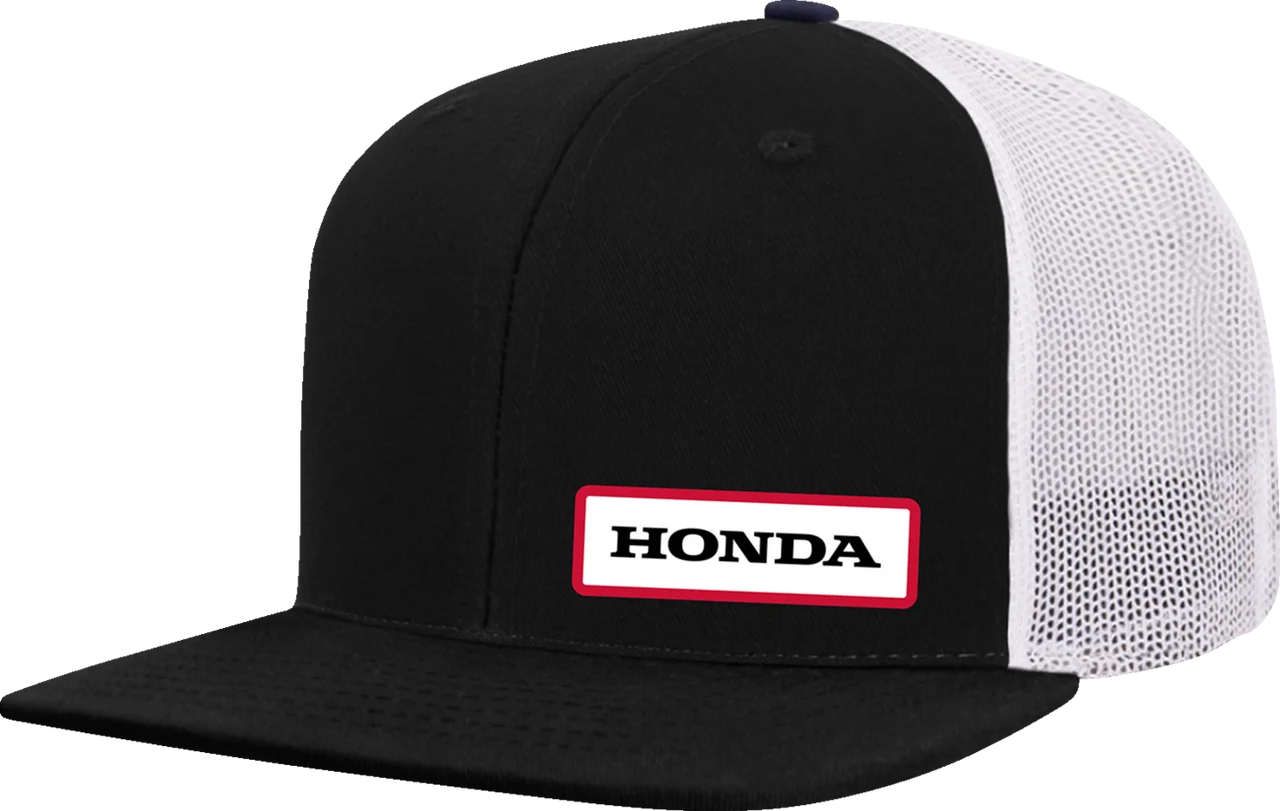 Honda Apparel Honda Wing Trucker Hat - Black / White