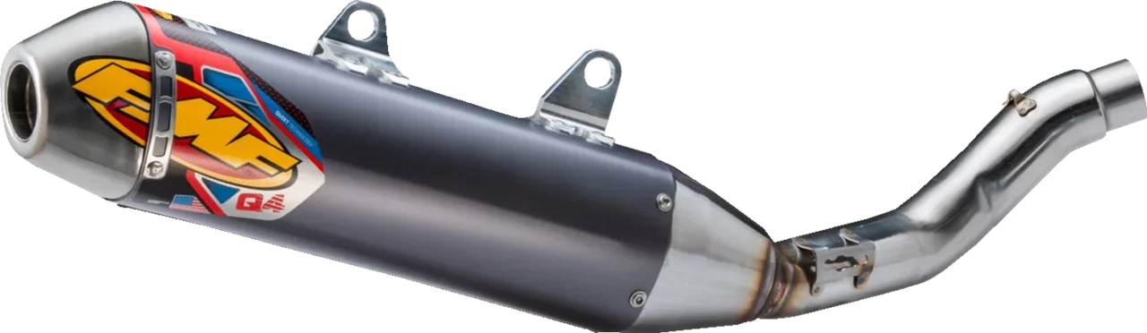 FMF Q4 Hex S/A Slip-On Muffler - Desmo 450