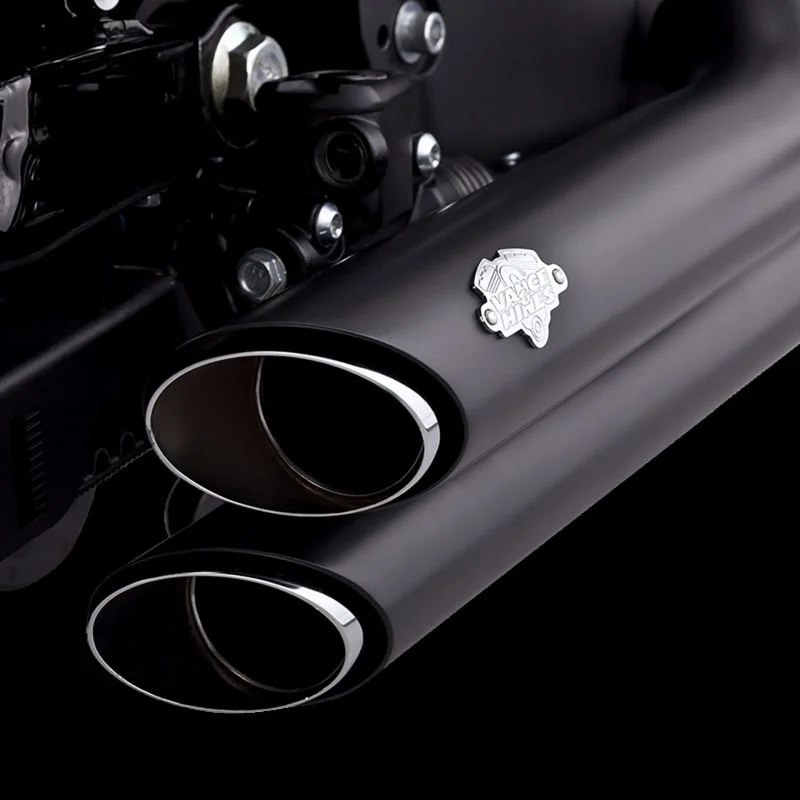 Vance & Hines HD 18-22 Fatboy/Blackout Shortshots Staggered PCX Full System Exhaust - 47335