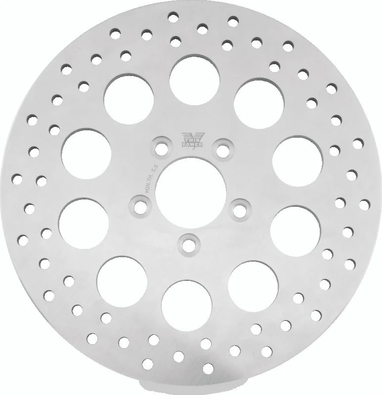 Twin Power 08-Up FLH FLT Rear 11.8 Solid Rotor W/Holes - 666831
