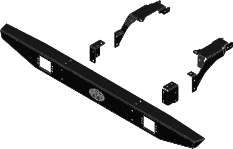 KFI Formed Rear Bumper - 2019+ Polaris Ranger XP 1000