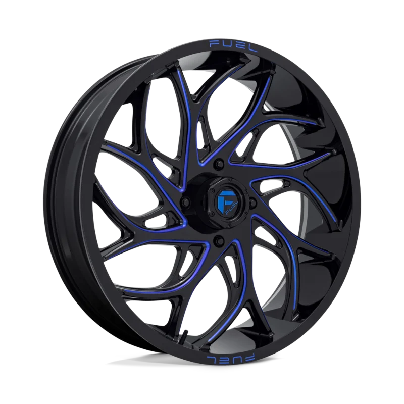 D778 24X7 4X156 G-BLK-MILL-BLU 13MM
