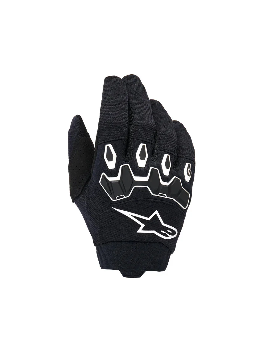 Alpinestars Youth Full Bore V2 Gloves - Black / White - Medium