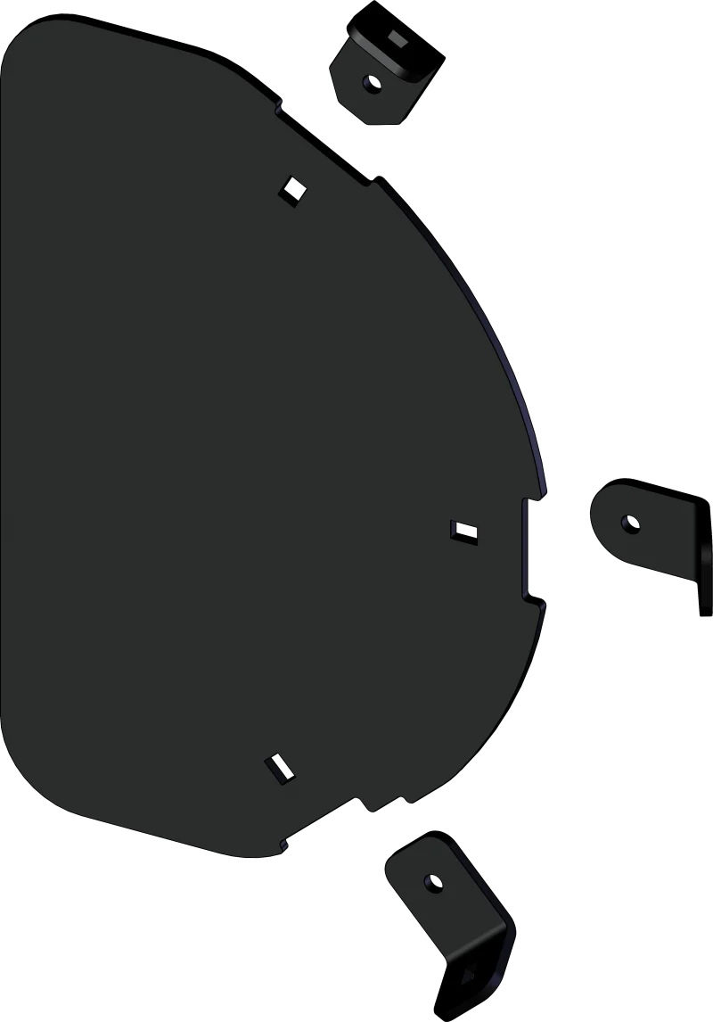 KFI Pro-S Tapered Wing Side Shield - 105540