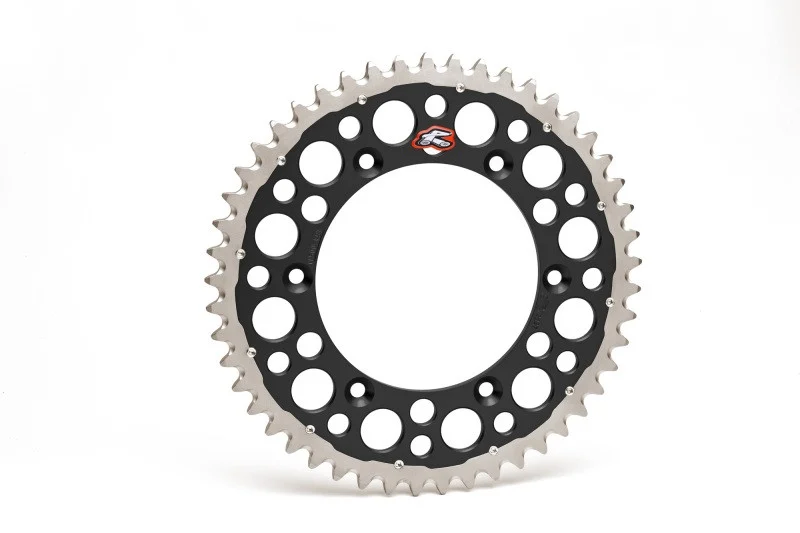 Renthal 84-24 Honda CR 125R/250R/500R/CRF 450L/RL/RX/X/250R Rear Twinring - Black 520-51P Teeth - 1540-520-51GPBK