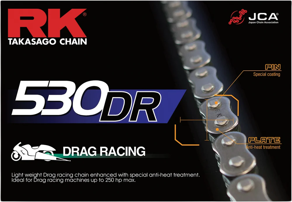 RK Excel 530DR Drag Racing Chain