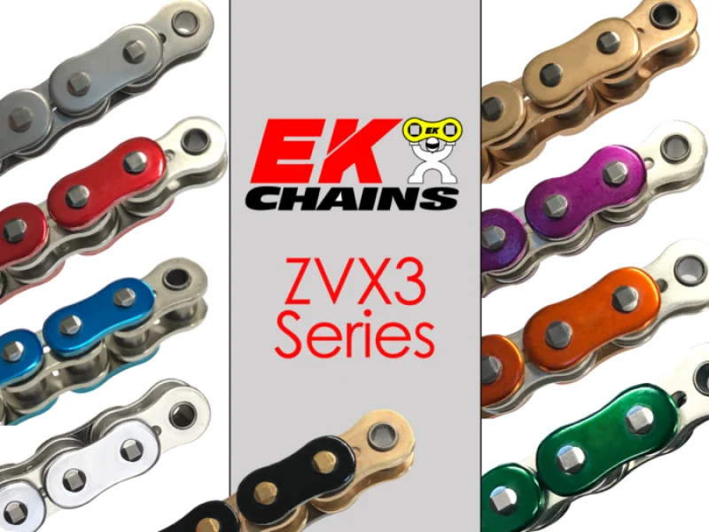Vortex Racing EK 520 ZVX3 Rivet Master Link- Gold - 520ZVX3-MLJ/G