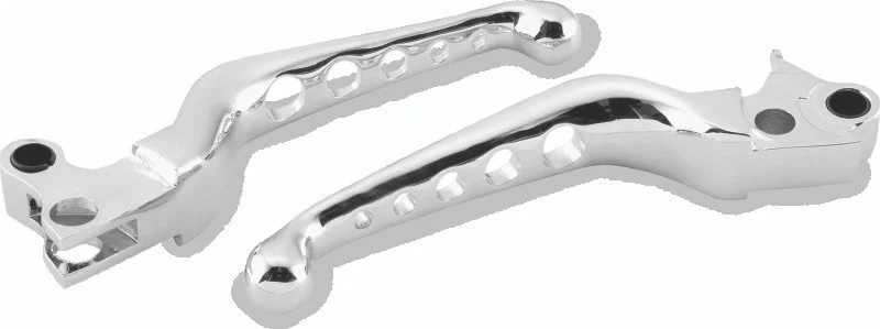 Bikers Choice 96-16 BigTwin 96-03 XL Chrome O Series Holed Lever Set Cable Clutch Only - 482714