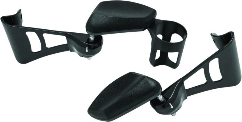 Kuryakyn Passenger Armrests 14-Up Touring and Tri Glide Black - 8700