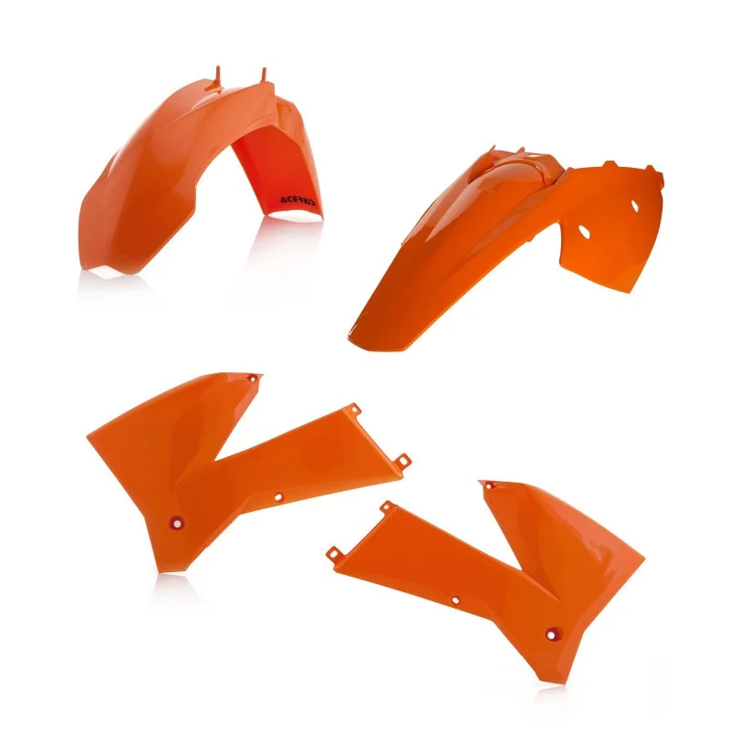 Acerbis 05-07 KTM EXC/06-07 XC-W200-525 Plastic Kit - Orange - 2071130237
