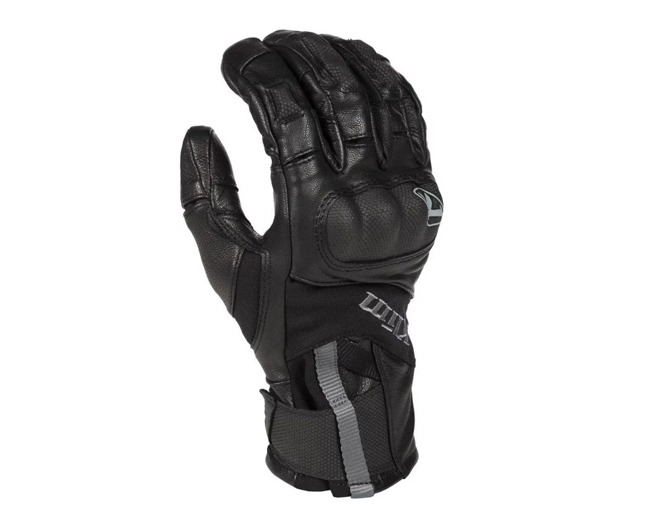 KLIM Adventure GTX Short Motorcycle Glove Black