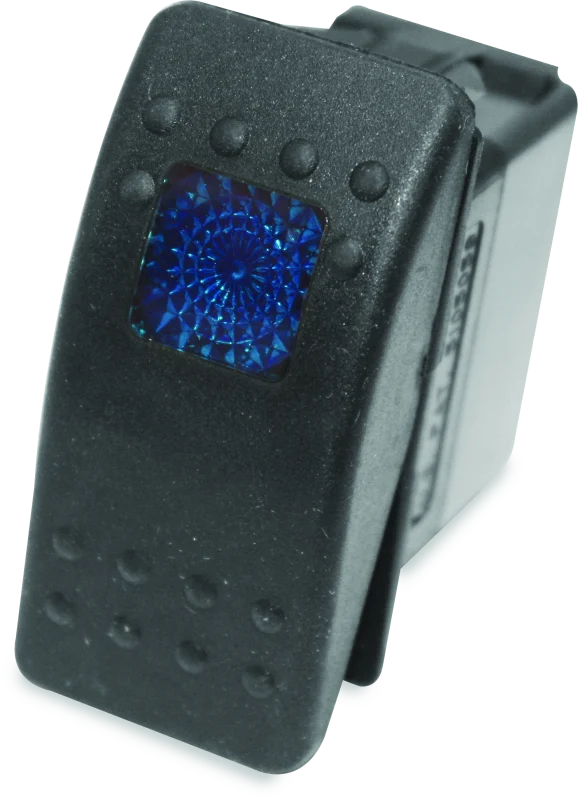 DragonFire Racing Lighted Switch On/Off Rocker Switch Blue Lite