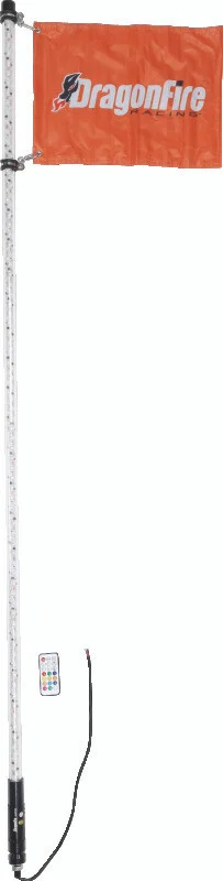 DragonFire Racing 6Ft Spiral Led Whip - Clear