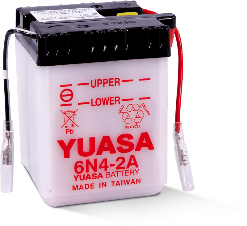 Yuasa 6N4-2A Conventional 6-Volt Battery - YUAM2640B