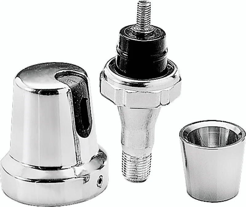 Kuryakyn Oil Sender Switch Cover Single Wire 84-99 Big Twins Chrome - 8136