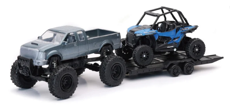 New Ray Toys 1:18 Scale Pick Up & Polaris RZR XP 1000 EPS - 50066A